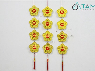 Dây treo Tết Hoa mai số 42 (70cm)